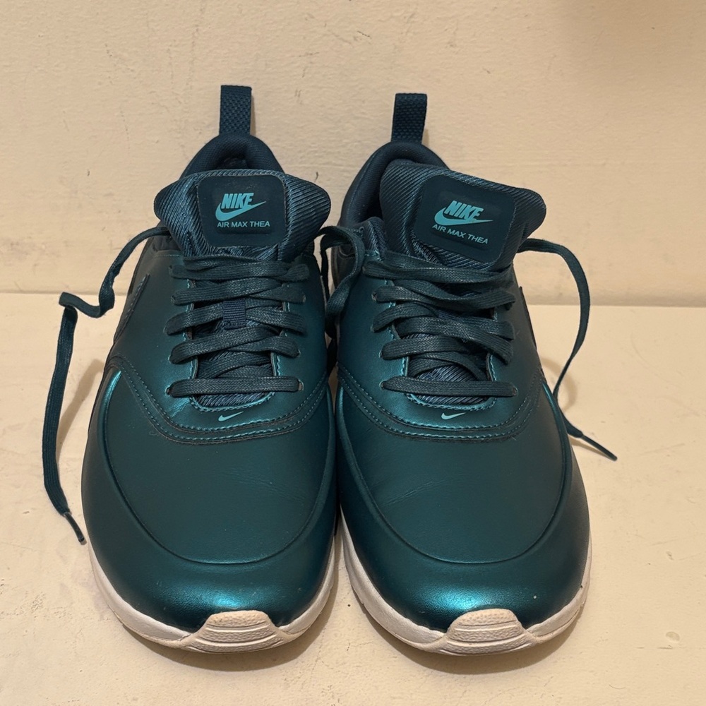 Metallic Blue Nike Air Max Thea Sneakers